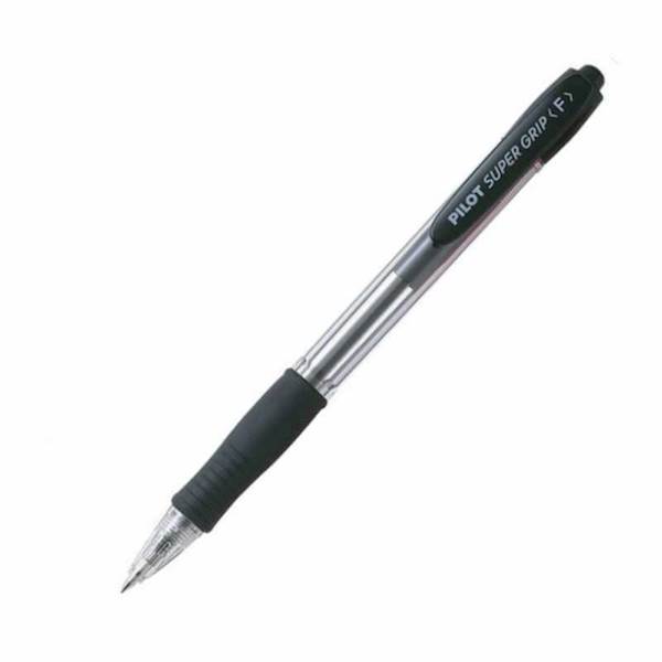 DŁUGOPIS PILOT SUPER GRIP OLEJOWY (F) CZARNY