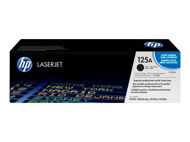 TONER LASER HP CB540A CP1215 CP1515 CP1518 BK ORYG