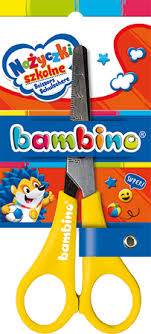 NOŻYCZKI SZKOLNE BLISTER BAMBINO /1666