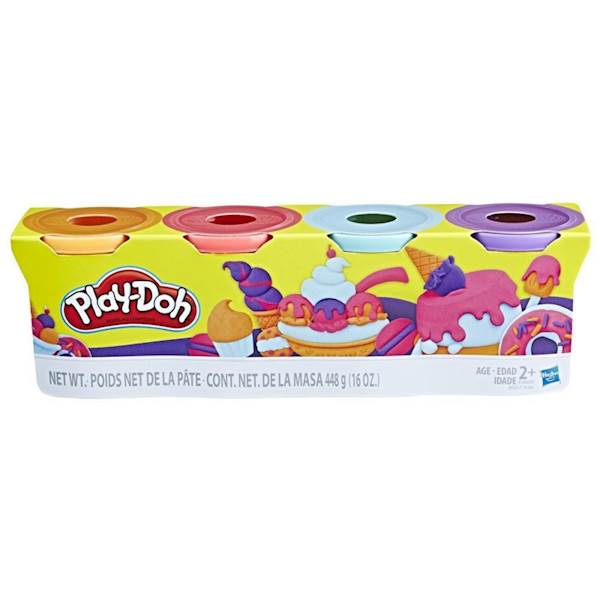 CIASTOLINA 4KOL 448G PL PLAY-DOH