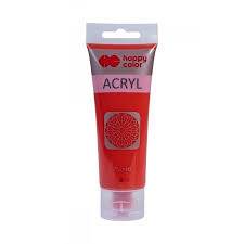 FARBA AKRYLOWA 75ML CZERWONY HAPPY COLOR