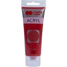 FARBA AKRYLOWA 75ML C.CZERWONY HAPPY COLOR