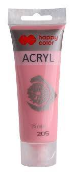 FARBA AKRYLOWA 75ML PUDROWY RÓŻ HAPPY COLOR