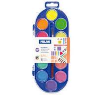 FARBY AKWARELOWE 12 KOL FLUO+METAL /0531512