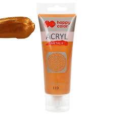 FARBA AKRYLOWA 75ML MIODOWE ZŁOTO HAPPY COLOR