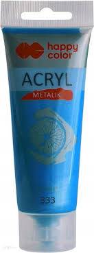 FARBA AKRYLOWA 75ML GRANATOWY METALIK HAPPY COLOR