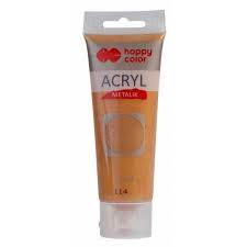 FARBA AKRYLOWA 75ML GŁĘBOKIE ZŁOTO METALIK