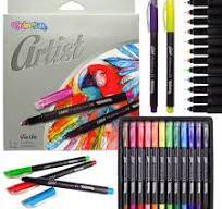 CIENKOPIS Z PLASTIKOWĄ KOŃCÓWKĄ ARTIST 12KOL COLOR