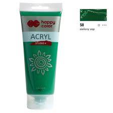 FARBA AKRYLOWA 200ML ZIELONY SAP (58) HAPPY COLOR