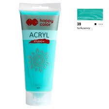 FARBA AKRYLOWA 200ML TURKUSOWY (39) HAPPY COLOR