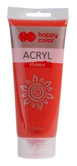 FARBA AKRYLOWA 200ML JASNOCZERWONY KADMOWY (23)