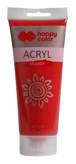 FARBA AKRYLOWA 200ML CZERWONY KADMOWY (2) /HA