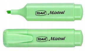 ZAKREŚLACZ MISTRAL ZIELONY PASTEL /TO-34
