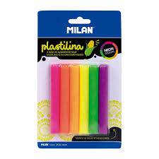 PLASTELINA 6KOL NEON MILAN /914706N