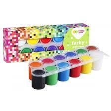 FARBY PLAKATOWE TEMPERA PIXI 12KOL 25ML HAPPY COLO
