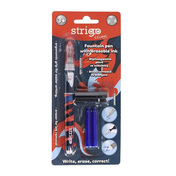 PIÓRO WYMAZYWALNE ZE STALÓWKĄ STRIGO SMOK SSC474