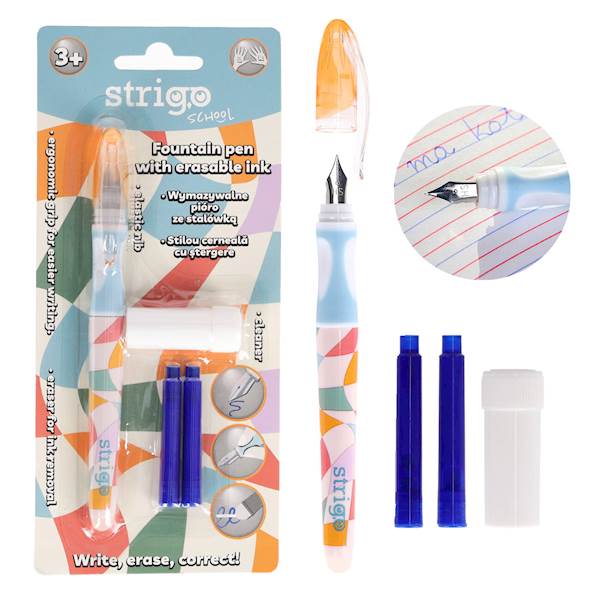 PIÓRO WYMAZYWALNE ZE STALÓWKĄ STRIGO RETRO SSC466