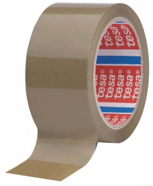 TAŚMA PAKOWA TESAPACK 48MMx66M KAUCZUKOWA BRĄZOWA 