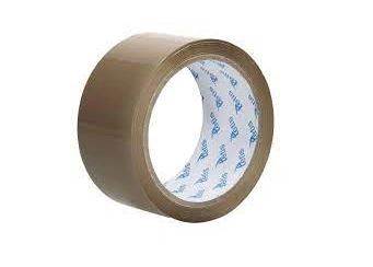 TAŚMA PAKOWA 48MM*50M BRĄZOWA KAUCZUK TETIS
