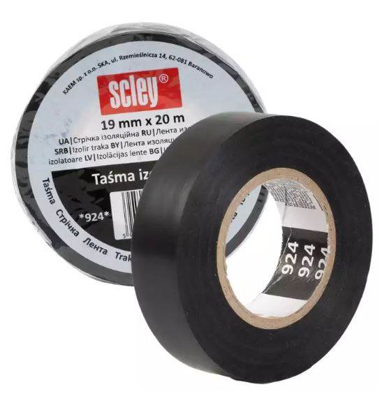 TAŚMA IZOLACYJNA 19MMx20M CZARNA