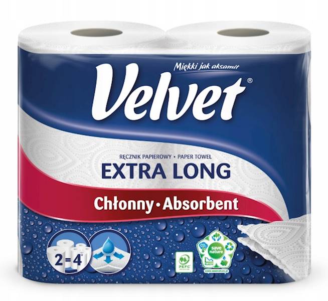 RĘCZNIK KUCHENNY VELVET NAJDŁUŻSZY A'2SZT