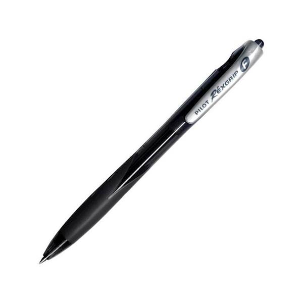 DŁUGOPIS OLEJOWY PILOT REXGRIP 0,7MM F CZARNY