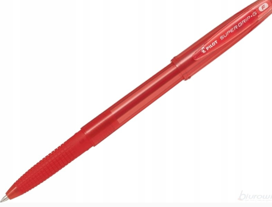 DŁUGOPIS PILOT SUPER GRIP G F 0,7MM CZERWONY