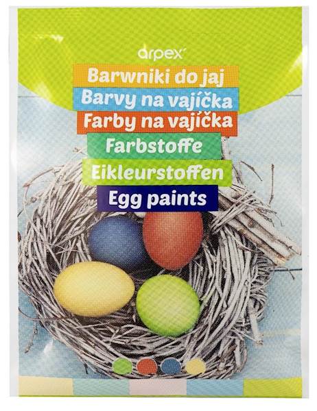 BARWNIKI DO JAJ 4 KOLORY ARPEX 