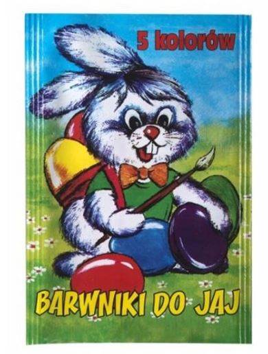 BARWNIK DO JAJ 5 KOLORÓW ALIGA /BA-555PK