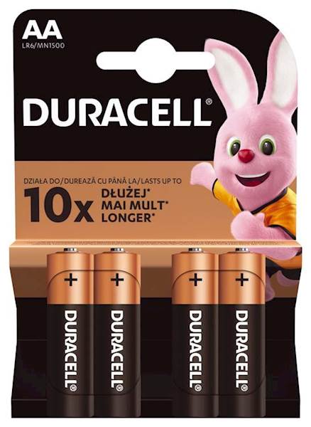 BATERIA DURACELL LR6 LR06 AA GRUBA 1SZT