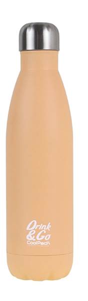 BIDON METALOWY 500ML PASTEL POMARAŃCZOWY 