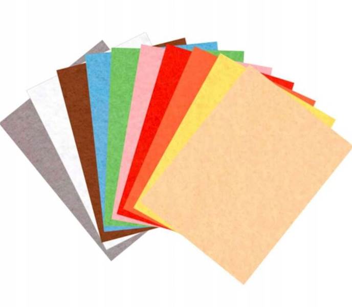 FILC DEKORACYJNY 1,5MM  A4 10KOL ALIGA /WKF-0444