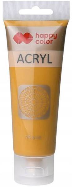 FARBA AKRYLOWA 75ML OCHRA HAPPY COLOR