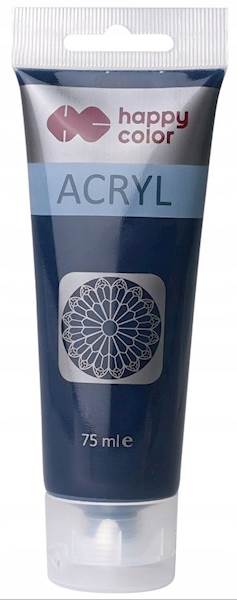 FARBA AKRYLOWA 75ML BŁĘKIT PRUSKI HAPPY COLOR