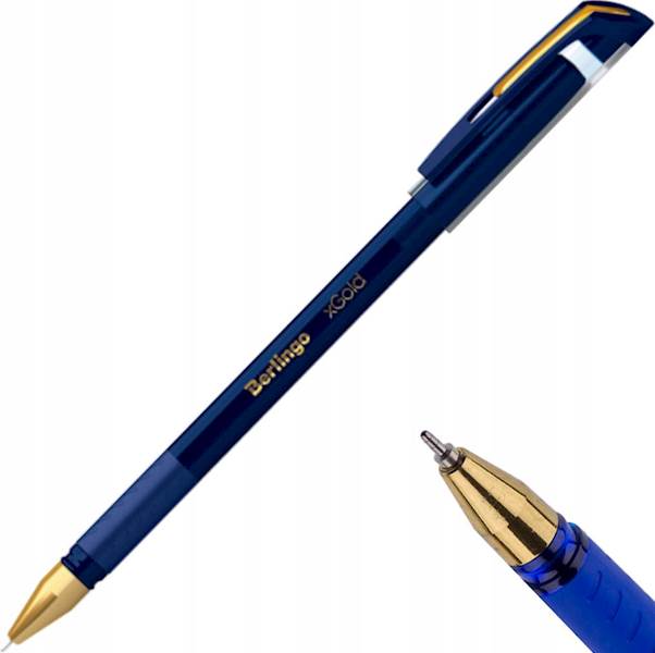 DŁUGOPIS KULKOWY XGOLD NIEBIESKI 0,7mm BERLINGO