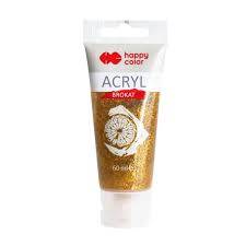 BROKAT AKRYLOWY 60ML ZŁOTY HAPPY COLOR
