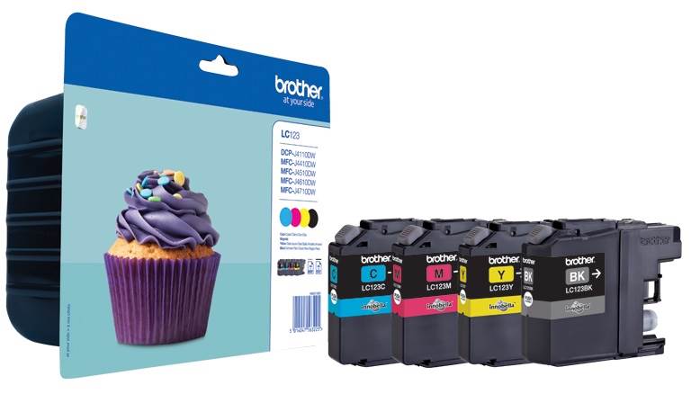 BROTHER LC123 CMYK ZESTAW LC123VALBP ORYGINAŁ