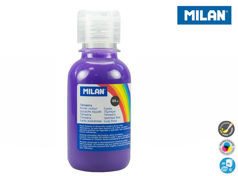 FARBA TEMPERA 125ML MILAN FIOLETOWA /03440