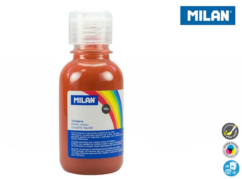FARBA TEMPERA 125ML MILAN BRĄZOWA /03470