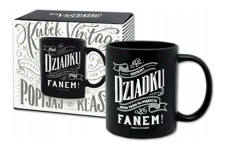 KUBEK VINTAGE - DZIADEK PAN DRAGON