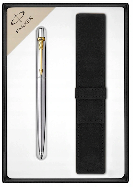 JOTTER STALOWY DŁUGOPIS GT + ETUI PARKER