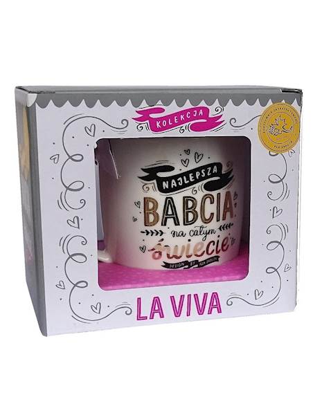 KUBEK LA VIVA! GOLD BABCIA PAN DRAGON