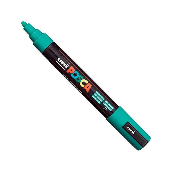 MARKER POSCA PC-5M UNI 1,8-2,5mm EMERALD GREEN-31