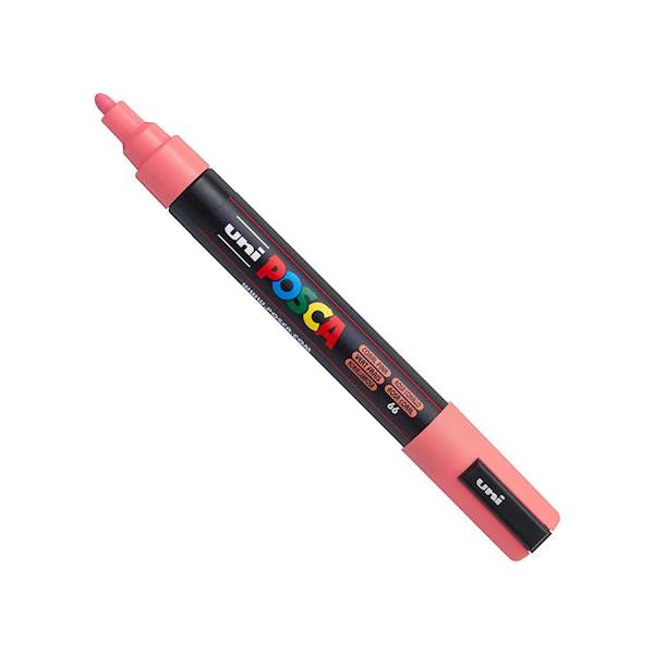 MARKER POSCA PC-5M UNI 1,8-2,5mm CORAL PINK-66