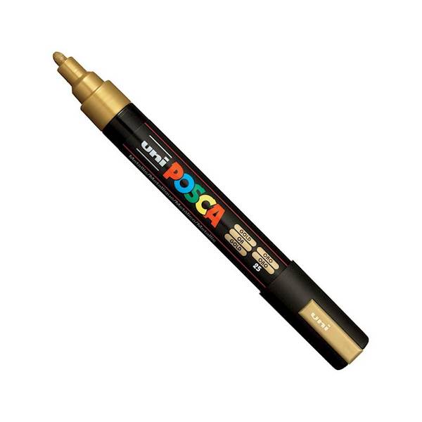 MARKER POSCA PC-5M UNI 1,8-2,5mm GOLD-25