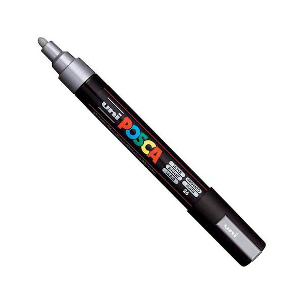 MARKER POSCA PC-5M UNI 1,8-2,5mm SILVER-26