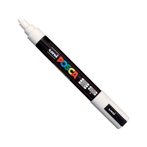 MARKER POSCA PC-5M UNI 1,8-2,5mm WHITE-1