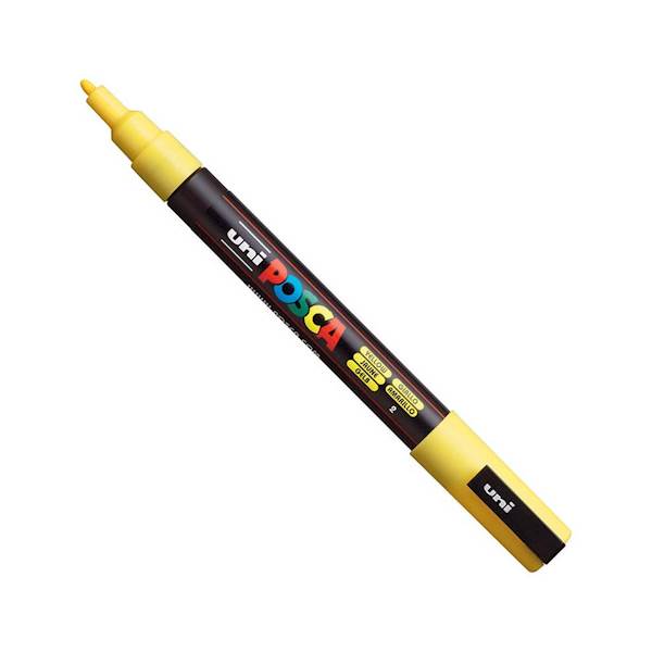 MARKER POSCA PC-3M UNI 0,9-1,3mm YELLOW-2