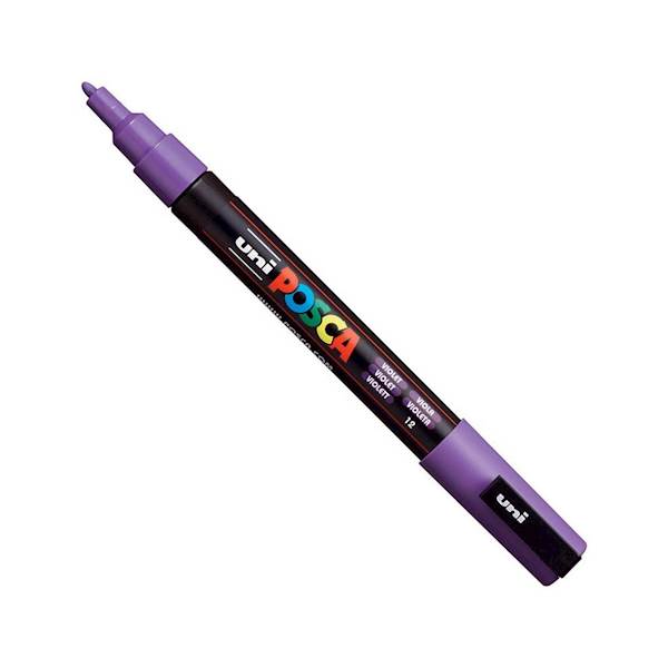 MARKER POSCA PC-3M UNI 0,9-1,3mm VIOLET-12