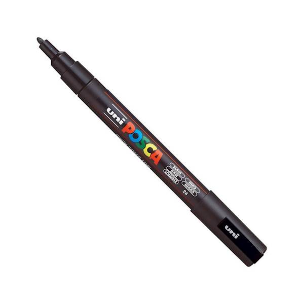 MARKER POSCA PC-3M UNI 0,9-1,3mm BLACK-24